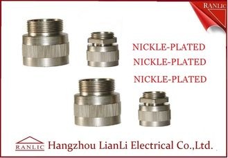 Best Brass Male / Female Flexible Conduit Adaptor with Nickle Plated 20mm 25mm wholesale