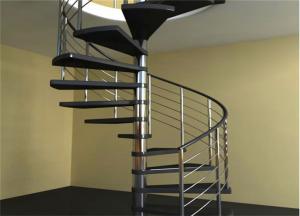 China Customized spiral stairs philippines used spiral staircases wrought iron spiral staircase on sale