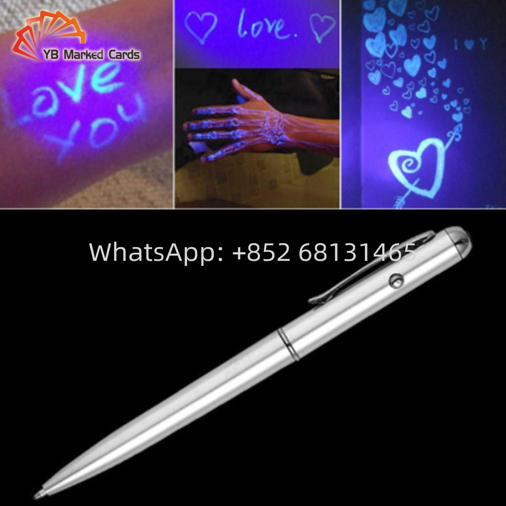 China Plastic Spy Pen UV Light Ultraviolet Ink Magic Marker Pens For Secret on sale