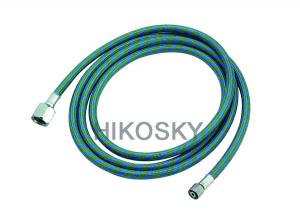 China Customized Flexible Airbrush Accessories 1.8M Braided Blue Air Hose Nozzle with Coupler on sale