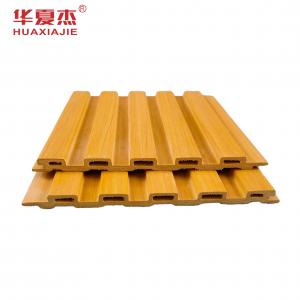 China Wooden Grains Waterproof WPC Wall Panel 150mmx10mm Interior Decoration on sale