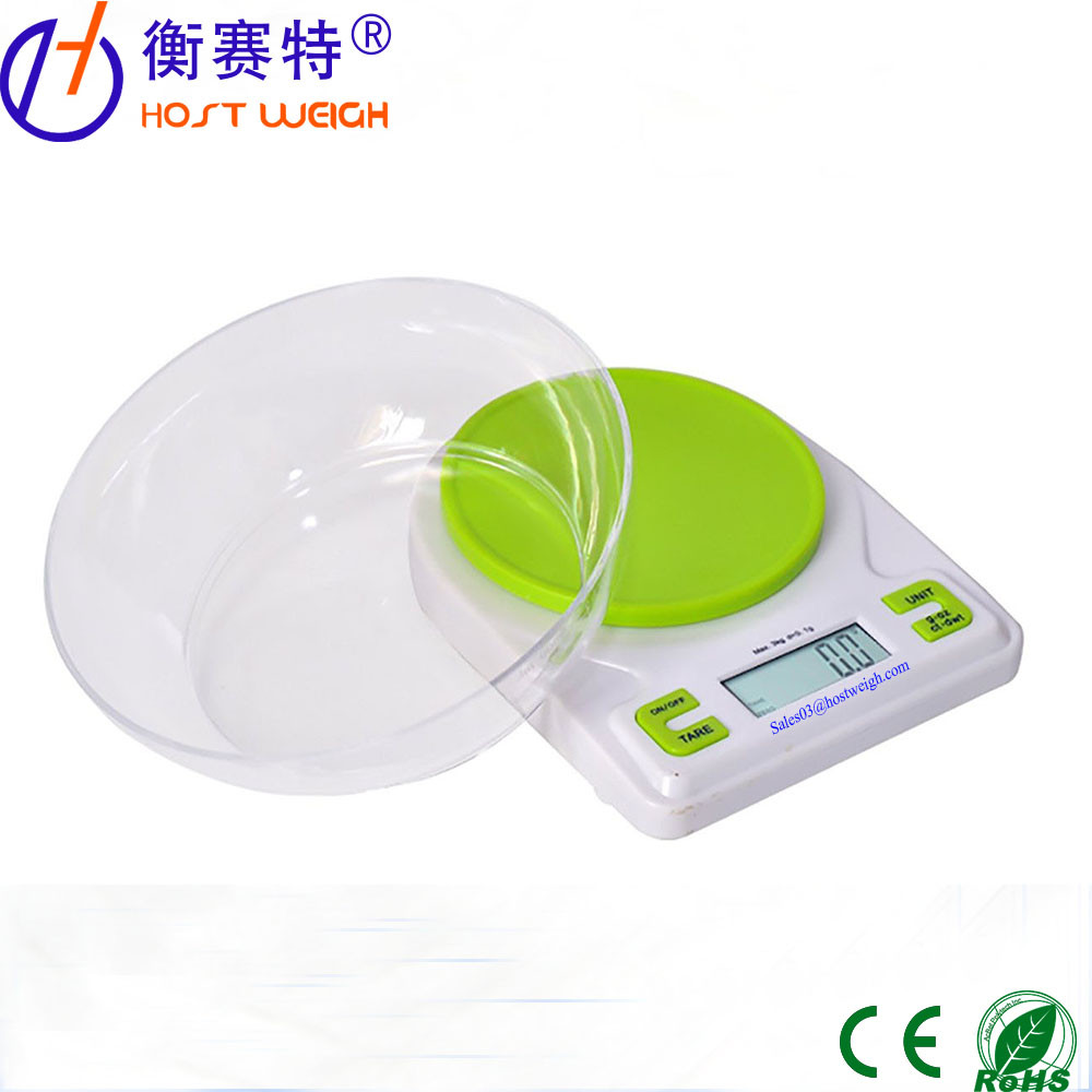 Best 3kg or 5kg optional China Digital Kitchen Weight Scale LCD Electronic Diet Food Device New wholesale