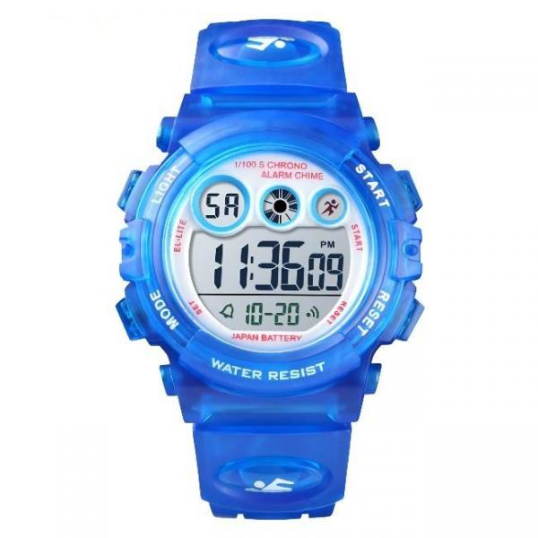 Cheap Children Polyester 1.5 Inch Blue Smart Watch Waterproof Plastic Smart for sale