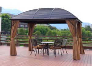China Alum Metal Roof Gazebo Outdoor Pavilion Garden Gazebo Metal Roof Panels Steel Sheet for Pavilion on sale
