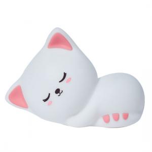 China LED Silicone Cat Decompression Pat Light LED Night Light Sleep Night Light Bedside Light on sale