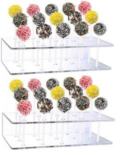Best Wedding Birthday Acrylic Lollipop Stands 1.2cm3 For Donut Candy Ice Cream wholesale