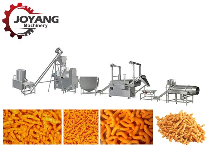 Best Fried Kurkure Cheetos Corn Snacks Making Machine Nik Naks Corn Extruder Machine wholesale