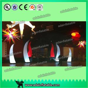Best Colorful Changing Inflatable Advertising , LED Inflatable Light Tower 3mH Party Event Cone wholesale