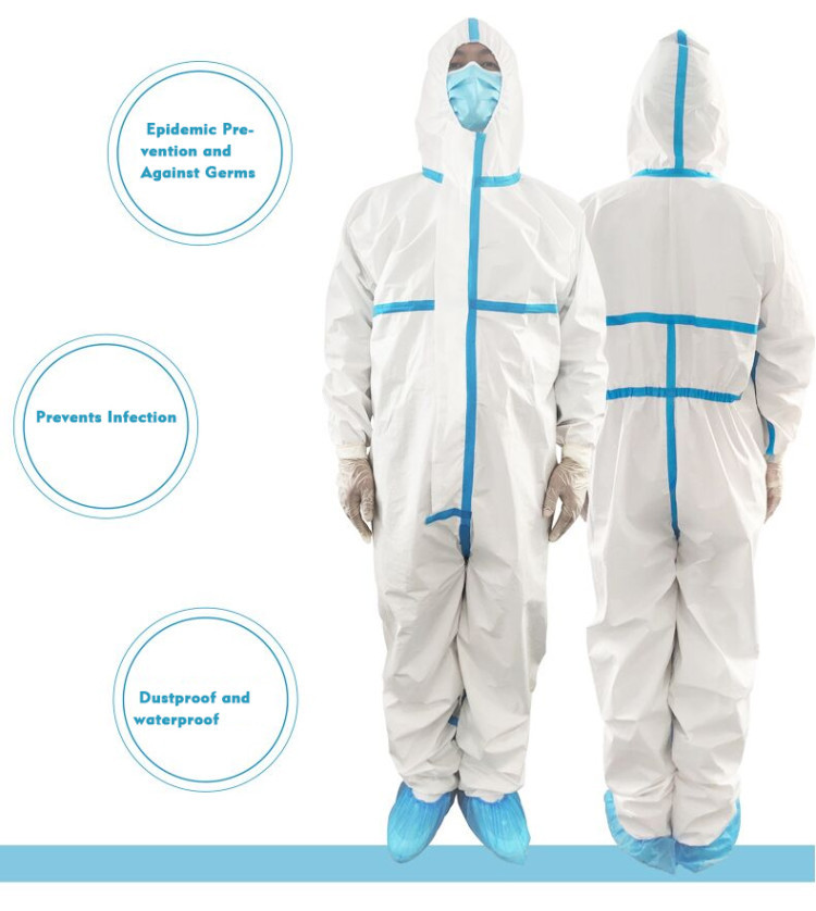 Best CE Standard Medical Personal Isolation Clothing Disposable Virus Protection Suit wholesale
