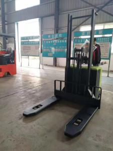 China Workshop Standing Type Electric Stacker Forklift on sale