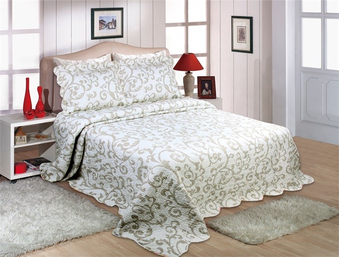 Buy cheap Customized Graphic Printed Quilt Set King Size 260x280cm / 1 + 50x70cm / 2 from wholesalers