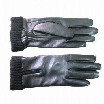 Cheap Fashionable Dress Gloves, Made of Lamb Goat Leather, Various Sizes are Available for sale