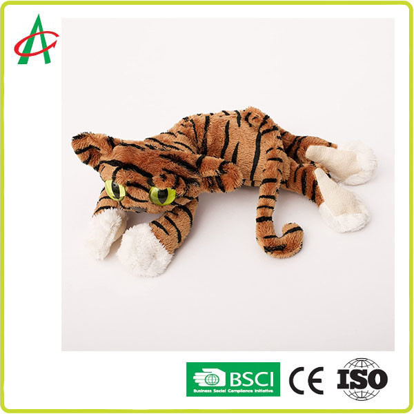 Best Cute 14'' Soft Fur Like Fabric No Irritation Tiger Plush Toy wholesale