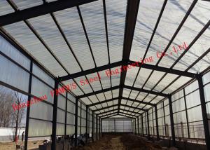 China Sandwich Panel Cladding Poultry Steel Framing Systems Structural Steel Construction Shed on sale