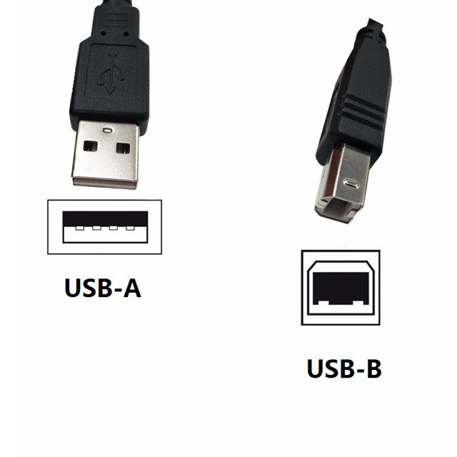 China PVC Customized Length USB Print Cable USB2.0 Printer Computer Data Transfer on sale