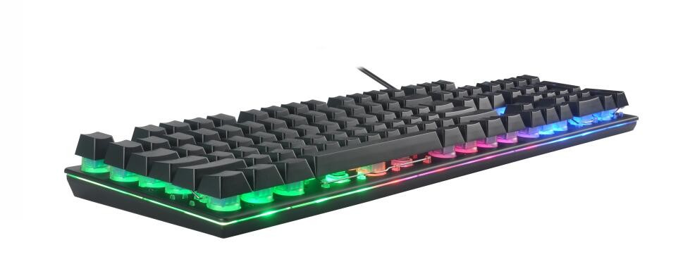 China Anti Ghosting 104 Caps Wired Gaming Keyboard 104 keys on sale