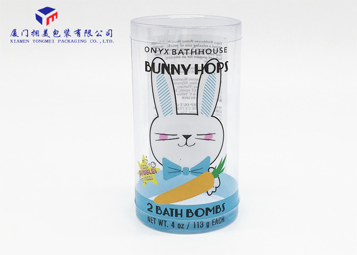 Best Plastic Cylinder Packaging Tubes Clear PVC Packaging Boxes For Pack Bath Bomb wholesale
