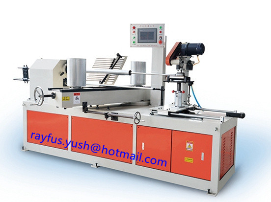 China Two Heads Paper Pipe Making Machine / auto Paper Tube Forming Machine on sale