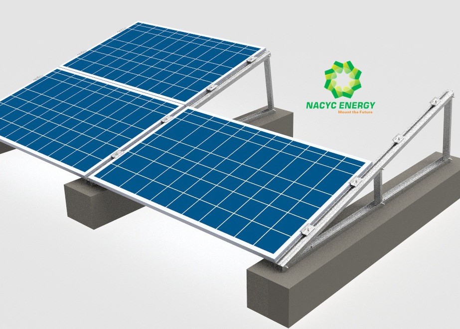 China Multi Functional Flat Roof Solar Mounting System / Flat Roof Pv Mounting Systems on sale