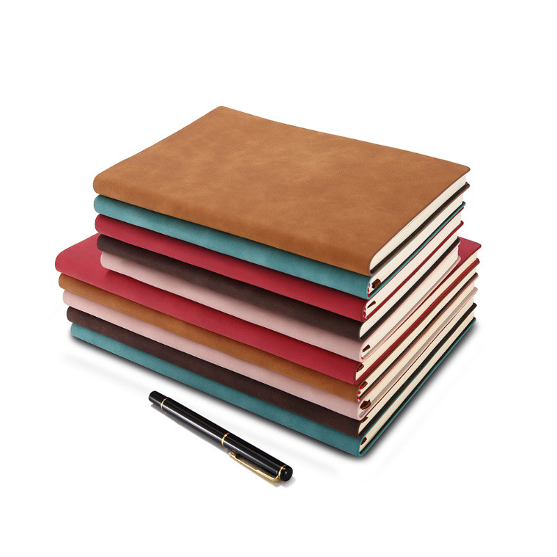 China Antique PU Leather Cover Notebook Folio A5 Diary Notebook Professional on sale