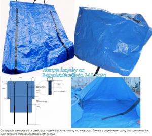 China STRONG SEWING BLUE COATING WATERPROOF PE MATTRESS COVERS,REINFORCED PORTABLE MULTI-PURPOSE POLYTHYLENE TARPAULIN, NYLON on sale