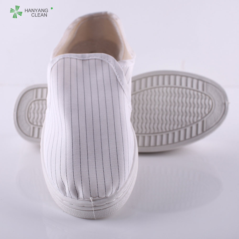 Breathable Cleanroom Safety Shoes , Canvas Fashion Esd Approved Shoes