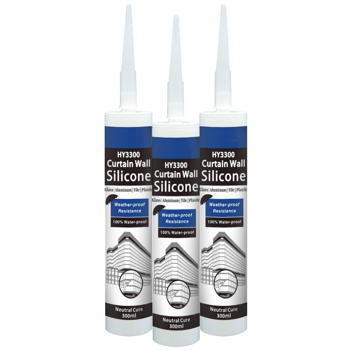 Buy cheap Curtain Wall Neutral Silicone Sealant Water Resistant UV Resistant HY-3300 from wholesalers