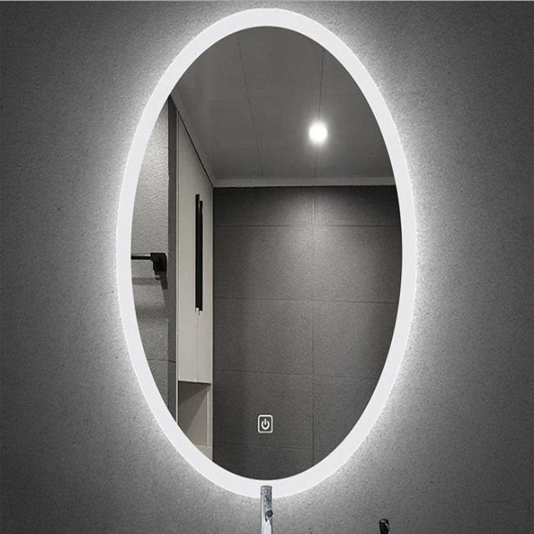 Best Custom made multifunctional intelligent anti-fog mirror light led bathroom mirror lamp hotel HD wall mirror light wholesale