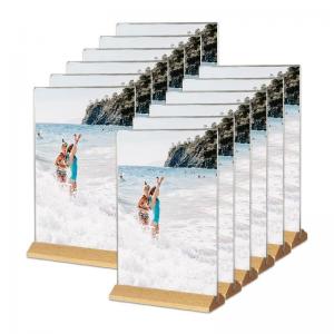 China Odorless Tabletop Photo Frames A4 A5 A6 Transparent Picture Frame on sale