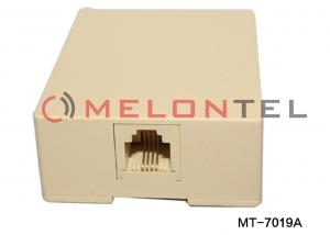 Best Telephone Surface Mount Outlet Box Filled With Gel , Plastic Wall Mount RJ11 Box wholesale