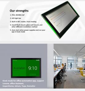 China Industrial Customized POE Power 10 Inch Android Developed Touch Tablet Support Panel Flush Mount on sale