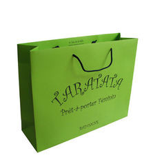 China Business Stackable Custom Printed Paper Bags Spot UV Logo Printing on sale