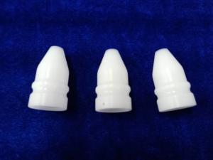China White CNC Machining Plastic Parts POM Acetal Threaded Clamp Boot on sale