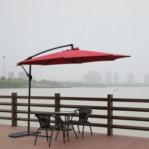 Big Luxury Square Cantilever Patio Umbrellas , Sun Garden Umbrella Parasols