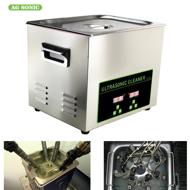 China Stainless Steel 304 Industrial Ultrasonic Cleaner Carburetor Fuel Injectors Degreasing on sale