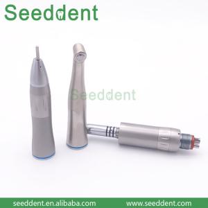Best Dental Low Speed Handpiece Kit Internal Water Spray 1:1 Contra Angle with Straight Handpiece & Air Motor wholesale