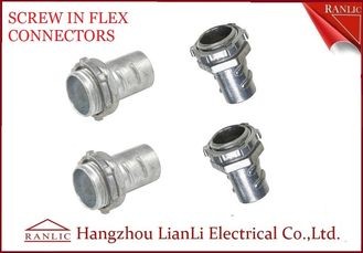Best 3/4 inch 1 inch Flexible Conduit Fittings Outlet Box Screw Connector with Locknut wholesale