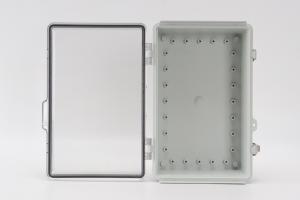 Best Junction Box Abs Hinged Plastic Enclosures For OT Sensors 300x200x130mm wholesale