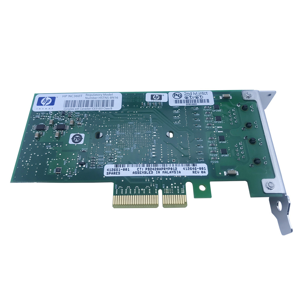 China Intel HP NC360T PCI Express Dual Port Gigabit Server Adapter Network Card on sale