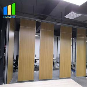 China Folding Moving Wooden Door Removable Sound Proof Partition Wall For Church / Hospital on sale