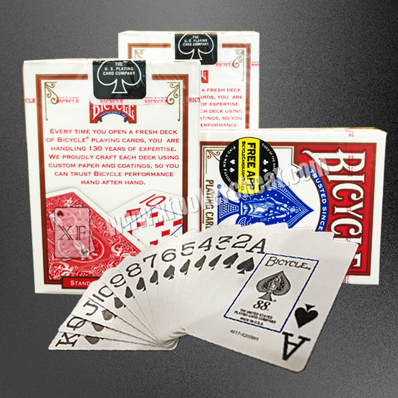 Cheap USA Bicycle Jumbo Paper Gambling Props / Poker Size Two Jumbo Index Playing Cards for sale
