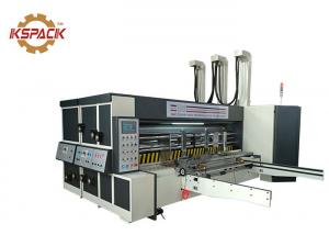China Pizza Box Rotary Die Cutter Two Color Printing Machine For Corrugated Carton Industry on sale