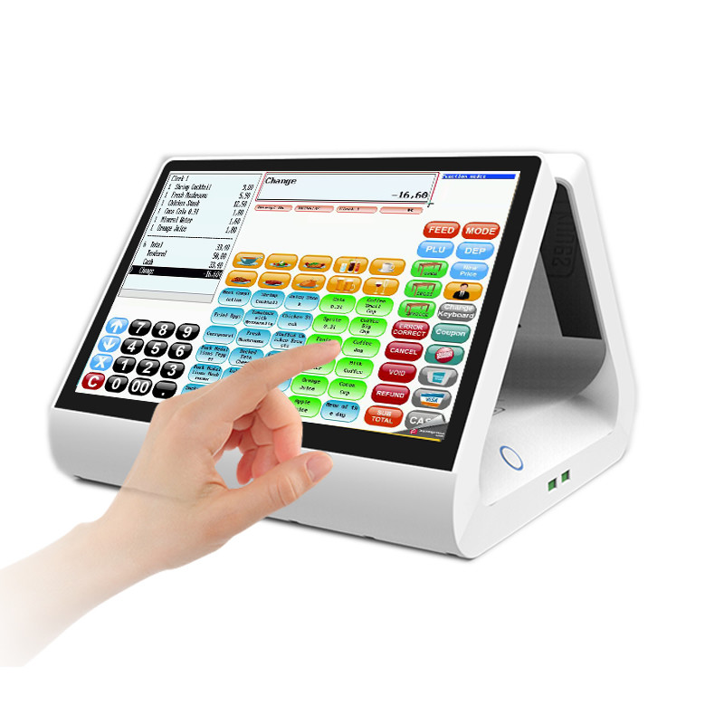 China Popular Restaurant All in One POS Windows Payment Machine Desktop Point of Sale Cash Register on sale