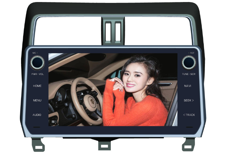 Buy cheap Toyota Prado 2018 Android Car DVD Player 10.1 Inch GPS Android Version 8.0x from wholesalers