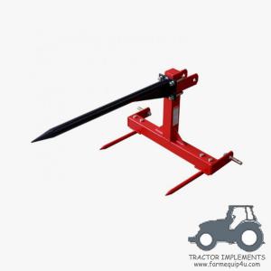 BS500/BS1000 -3 Point Bale Spear Cat.1 , Farm Implements Hay Spear For Tractors; 3pt Implements For Bale Moving