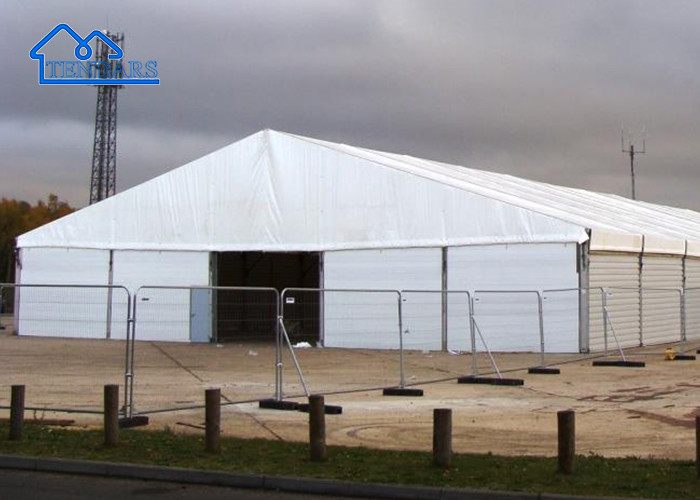 China Large Clear Span Warehouse Storage Tent 18m Aluminum Structure For Commercial on sale