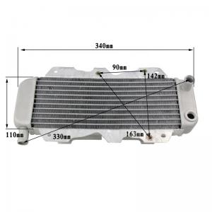 China Motorcycle Spare Parts CF250 CH250 ATV 250cc Radiator Aluminum With Stable Performance on sale