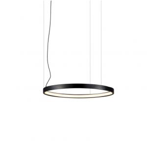 Best DIY black modern led ring pendant lights led ring chandelier pendant lamp for top hotel wholesale