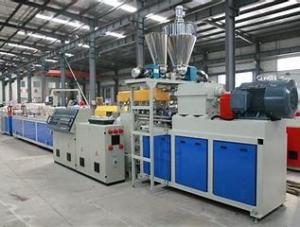 China Plastic Rattan Flat Wire Polyethylene Wpc Extrusion Machine on sale
