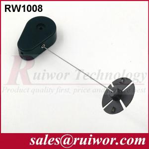 China RUIWOR RW1008 Drop-shaped Cable Retractor with Mucilaginous ABS Plate Terminals on sale